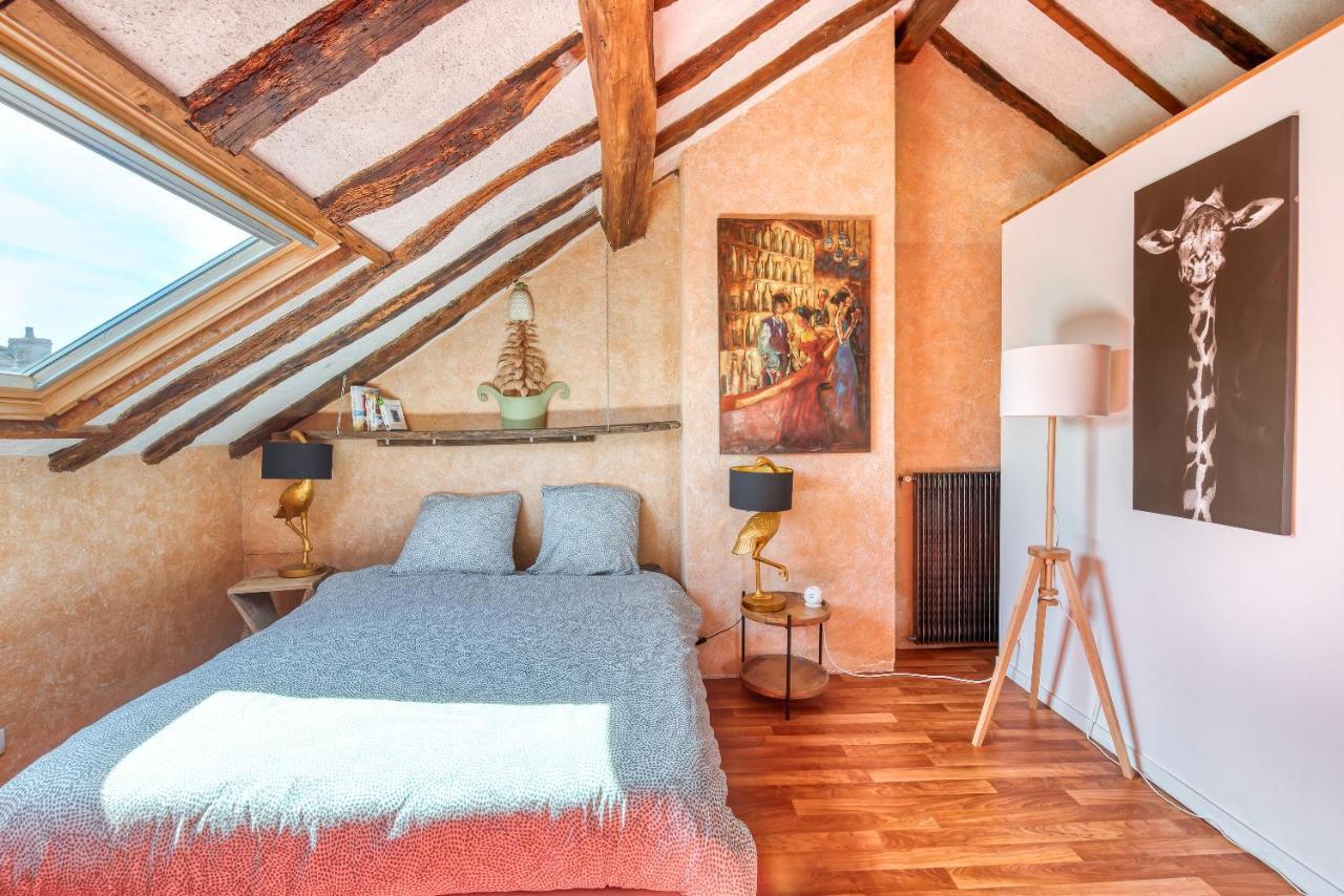Ferienwohnung Sous Les Toits Vue Loire Bouchemaine Exterior foto